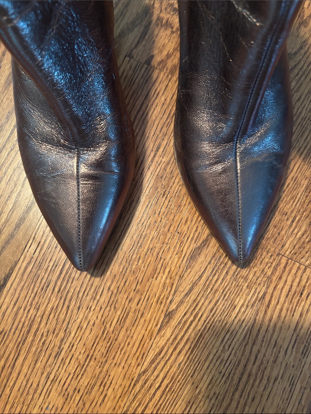 vagabond shoemakers whitney metallic bronze ankle boots – size 38 (us 7) - Picture 6 of 15